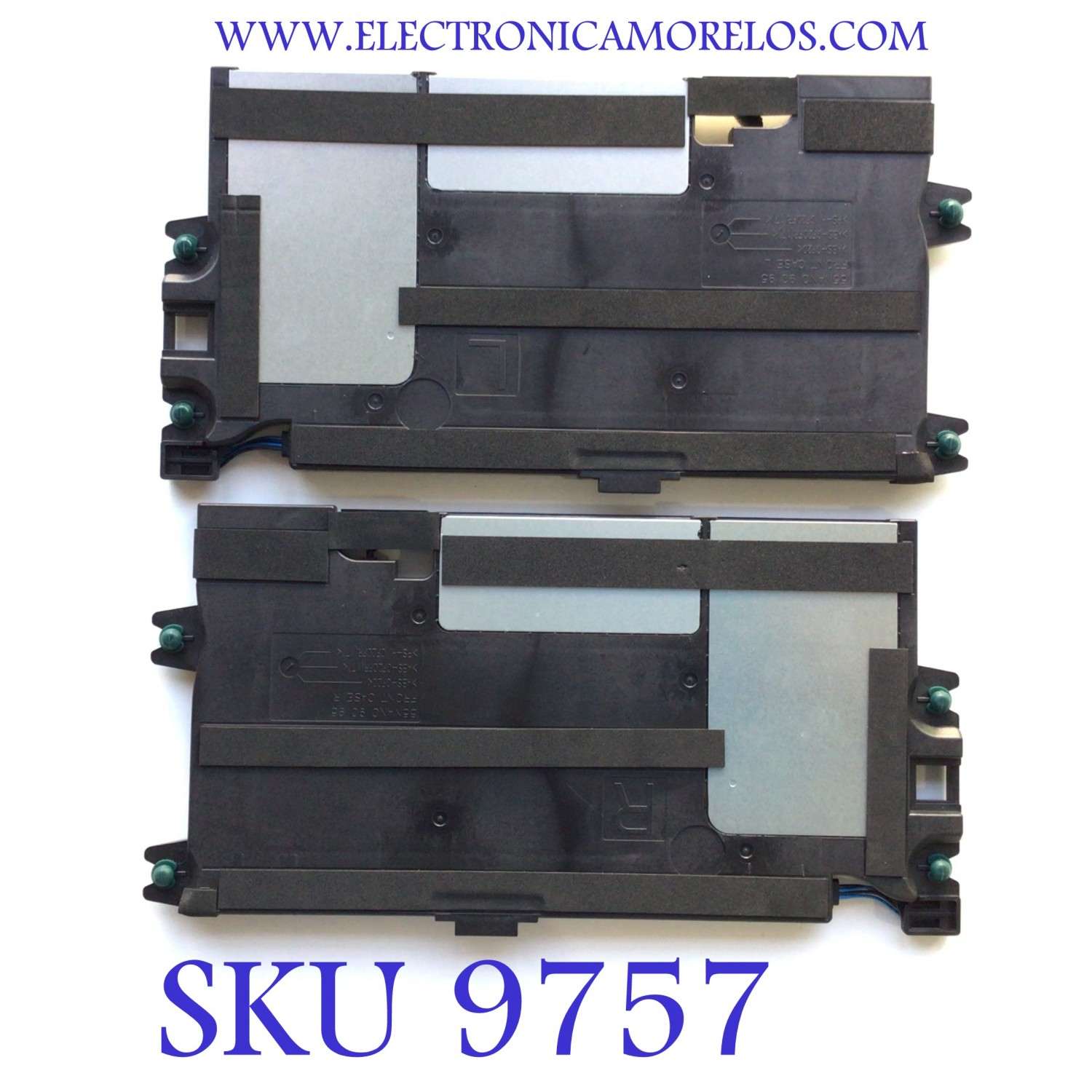 KIT DE BOCINAS PARA TV LG ( 2 PZ ) / NUMERO DE PARTE EAB65818703 / EAB65848704 / 6Ω 20/28W / E2A12B / PANEL HC550DQB-SLDA1-2141 / MODELO 55NANO90UNA